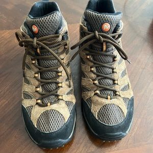 Merrill Mens Earth Boots Size 10 lace up